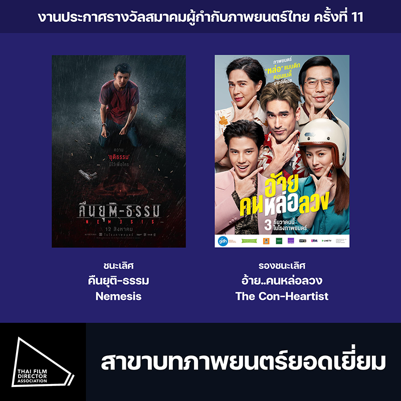 งานประกาศรางวัลสมาคมผู้กำกับภาพยนตร์ไทย ครั้งที่ 11 ประจำปี 2564