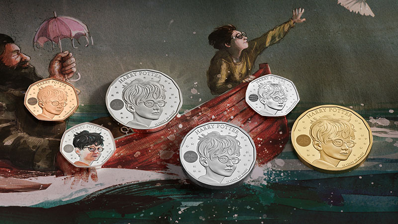 Harry Potter on UK Coins